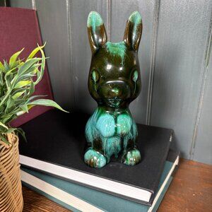 Vintage Blue Mountain Pottery Bunny BMP Rabbit Figurine MCM Canadian Art Pottery